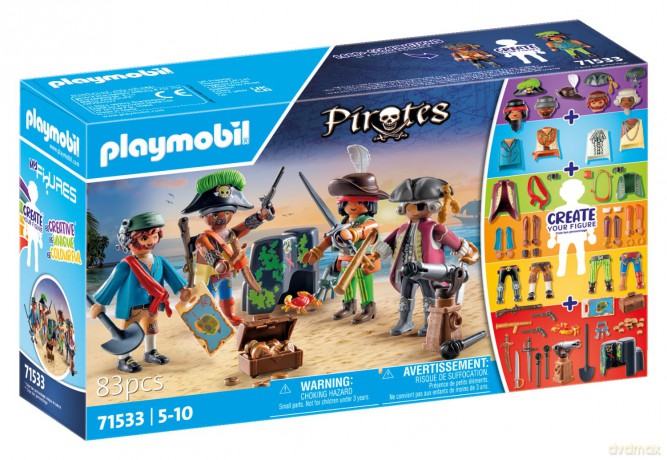 PLAYMOBIL My Figures: Piraci (71533)