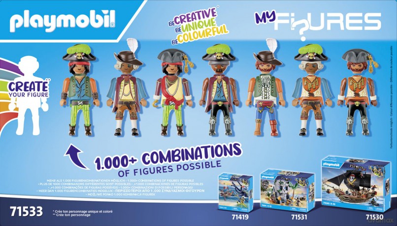 PLAYMOBIL My Figures: Piraci (71533)
