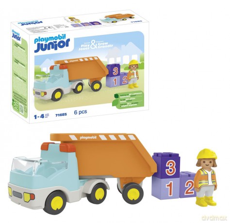 PLAYMOBIL JUNIOR: Wywrotka (71685)