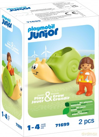 PLAYMOBIL JUNIOR: Huśtawka z funkcją grzechotki (71699)