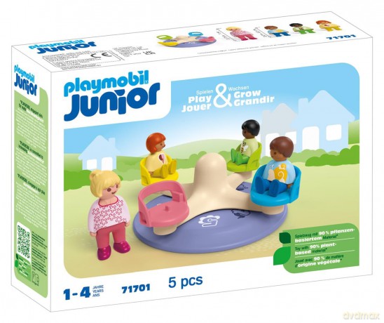 PLAYMOBIL JUNIOR: Karuzela z cyferkami (71701)