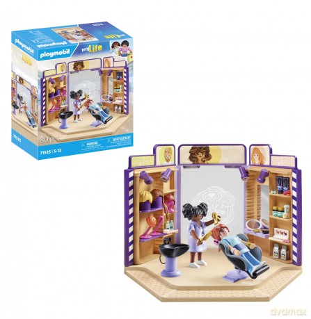 PLAYMOBIL Barbershop i salon fryzjerski (71535)