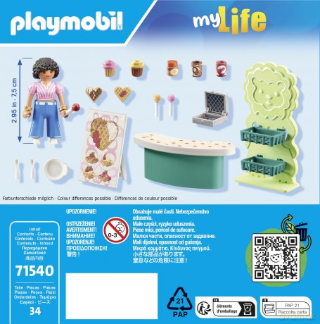 PLAYMOBIL Stoisko ze słodyczami (71540)