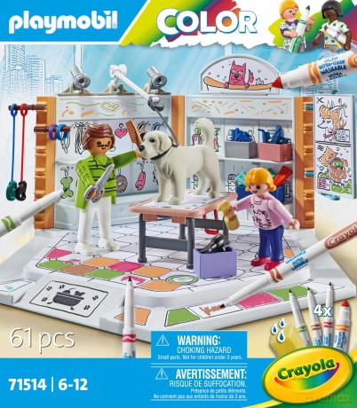 PLAYMOBIL Salon dla psów (71514)