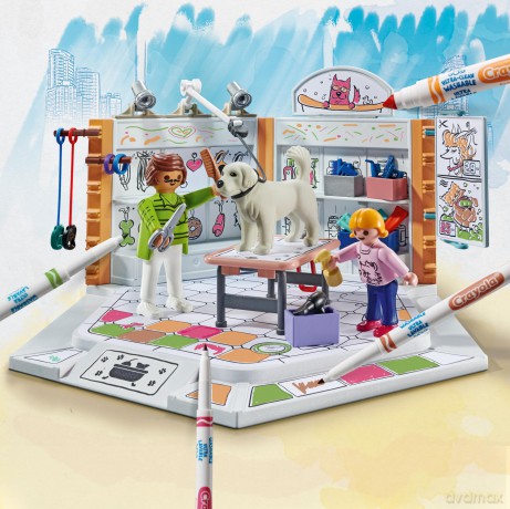 PLAYMOBIL Salon dla psów (71514)