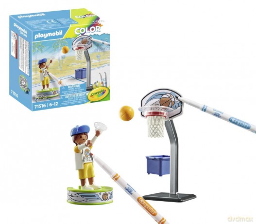PLAYMOBIL Skater z piłką do koszykówki (71516)