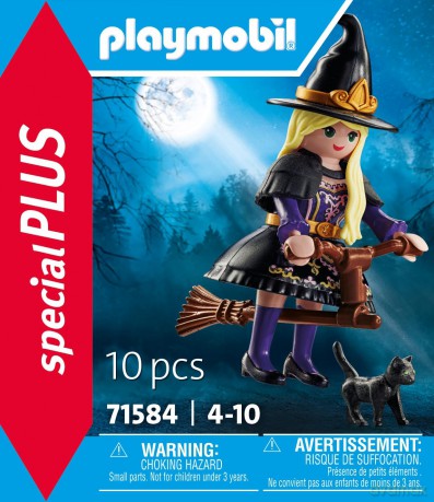 PLAYMOBIL Czarownica z kotem (71584)