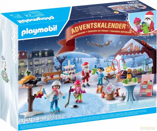 PLAYMOBIL Kalendarz adwentowy: Jarmark Bożonarodzeniowy (71472)