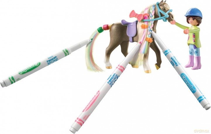 PLAYMOBIL Kreatywny zestaw z koniem i pisakami (71640)