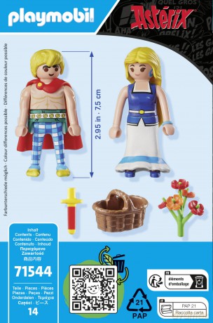 PLAYMOBIL Asterix: Tragikomiks i Falbala (71544)