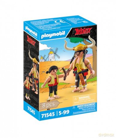 PLAYMOBIL Asterix: Cebullanka z Grzanka i Pepe (71545)