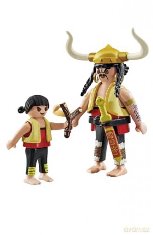PLAYMOBIL Asterix: Cebullanka z Grzanka i Pepe (71545)