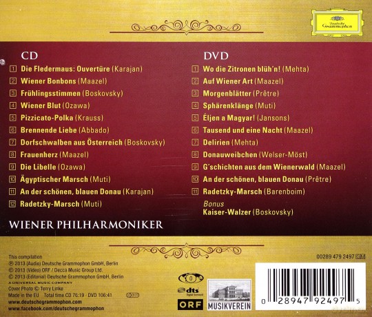Wiener Philharmoniker: New Year's Concerts Legendary Recordings [CD]+[DVD]
