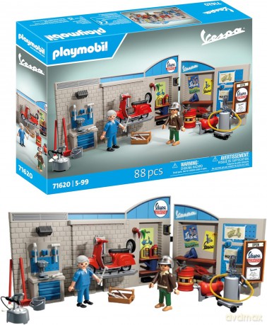 PLAYMOBIL Garaż Vespy z lat 60-tych (71620)
