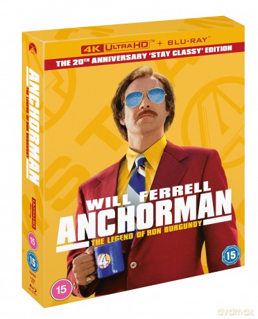 Anchorman: The Legend Of Ron Burgundy (20th Anniversary Collector's) (Legenda telewizji) [Blu-Ray 4K]+[2xBlu-Ray]