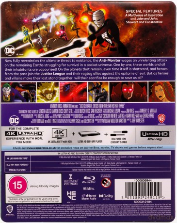 Crisis On Infinite Earths P3 (steelbook) [Blu-Ray 4K]+[Blu-Ray]
