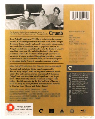 Crumb Blu-Ray [Blu-Ray]