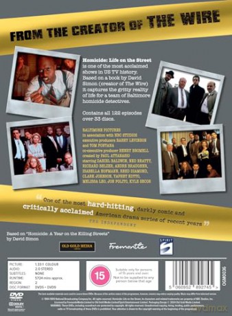 Homicide: The Complete Series (Wydział zabójstw) [33DVD]