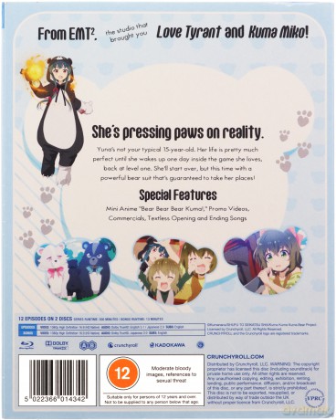 Kuma Kuma Kuma Bear - Season 1 [2xBlu-Ray]