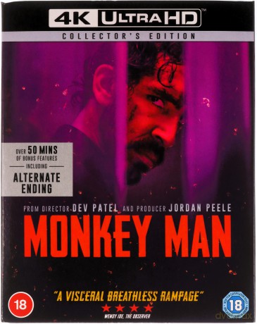 Monkey Man [Blu-Ray 4K]