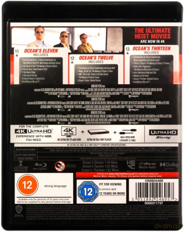Oceans Trilogy [3xBlu-Ray 4K]+[3xBlu-Ray]