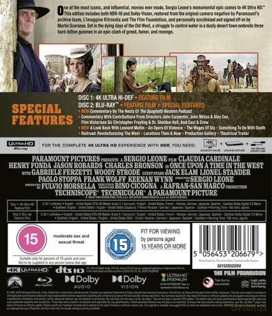 Once Upon A Time In The West (Pewnego razu na Dzikim Zachodzie) [Blu-Ray 4K]+[Blu-Ray]