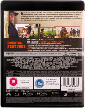 Once Upon A Time In The West (Pewnego razu na Dzikim Zachodzie) [Blu-Ray 4K]+[Blu-Ray]