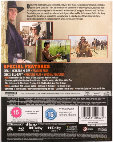 Once Upon A Time In The West (Pewnego razu na Dzikim Zachodzie) [Blu-Ray 4K]+[Blu-Ray]