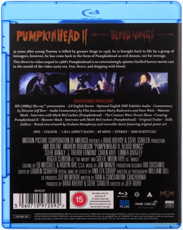 Pumpkinhead Ii: Blood Wings (Dyniogłowy II: Krwawe skrzydła) [Blu-Ray]