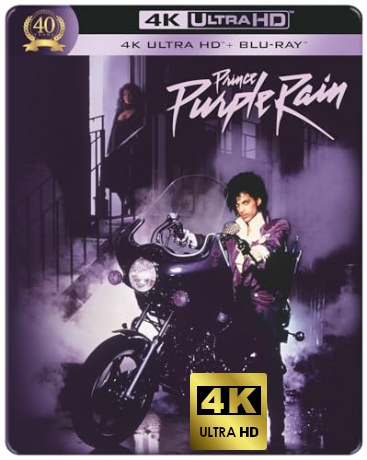 Purple Rain (40th Anniversary) (Steelbook) (Motorbike) (Purpurowy deszcz) [Blu-Ray 4K]+[Blu-Ray]