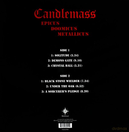 Candlemass: Epicus Doomicus Metallicus [WINYL]