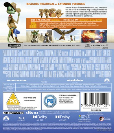 Rango [Blu-Ray 4K]+[Blu-Ray]