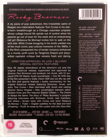 Risky Business (Ryzykowny interes) [Blu-Ray 4K]+[Blu-Ray]