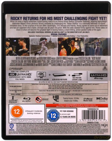 Rocky Balboa [Blu-Ray 4K]+[Blu-ray]