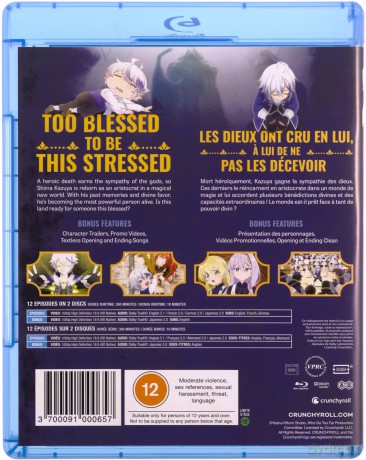 The Aristocrat's Otherworldly Adventure: Serving Gods Who Go Too Far - The Complete Season [2xBlu-Ray]