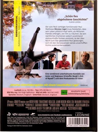 Dream Scenario (mediabook) [Blu-Ray4K]+[Blu-Ray]