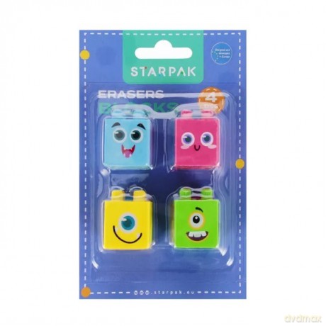 Gumki do mazania Blocks 4 szt.