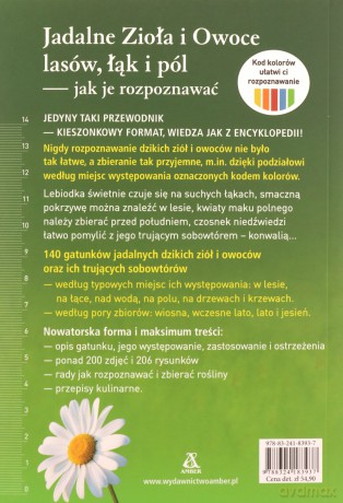 Jadalne zioła i owoce lasów, łąk i pól - jak je rozpoznawać - Rudi Beiser [KSIĄŻKA]