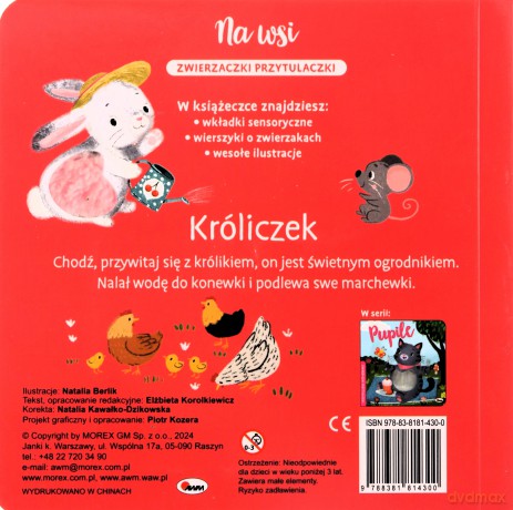 Na wsi. Zwierzaczki przytulaczki - Elżbieta Korolkiewicz [KSIĄŻKA]