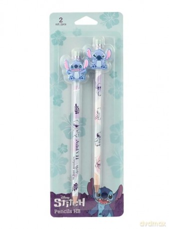 Ołówki z gumową nakładką Disney Fashion Stitch wzór 2 blister 2 szt.