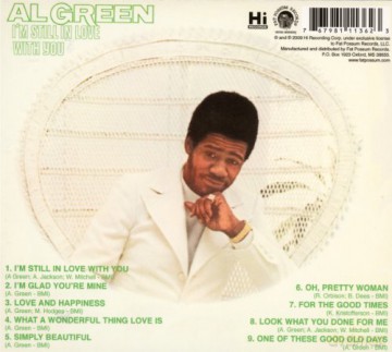 Al Green: I'm Still In Love With You [CD]