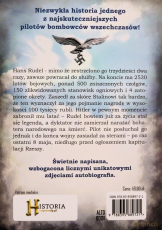 Pilot Sztukasa. Mój dziennik bojowy - Hans-Ulrich Rudel [KSIĄŻKA]