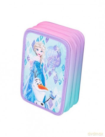 Piórnik 3-komorowy z wyposażeniem Disney Core Jumper 3 Frozen