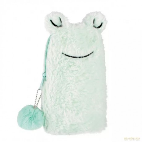 Piórnik pluszowy Frog