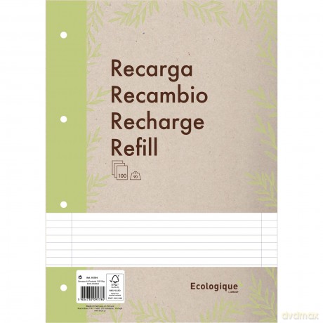 Wkład do segregatora A4 100k. linia Cologique