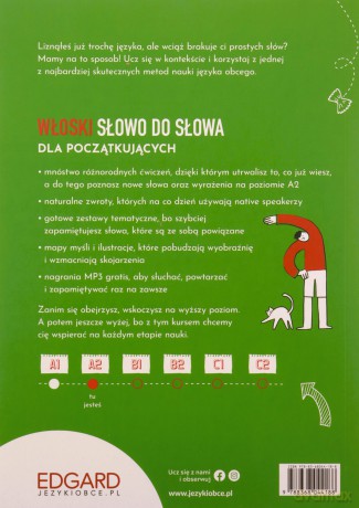 Włoski dla początkujących. Poziom A2. Słowo do słowa - Aleksandra Janczarska [KSIĄŻKA]