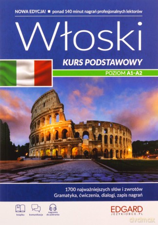 Włoski. Kurs podstawowy. Poziom A1-A2 - Karolina Medini, Agata Boruta, Anna Wieczorek [KSIĄŻKA]