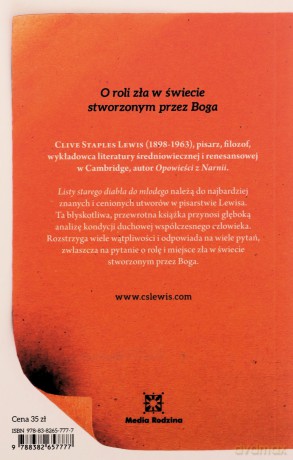 Listy starego diabła do młodego - Staples Lewis Clive [KSIĄŻKA]