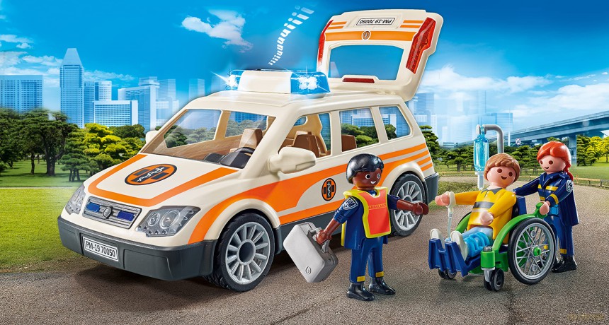 PLAYMOBIL Samochód lekarza pierwszej pomocy (71037) [FIGURKA]