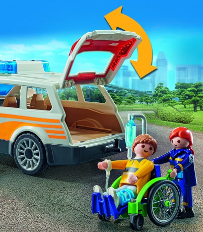 PLAYMOBIL Samochód lekarza pierwszej pomocy (71037) [FIGURKA]